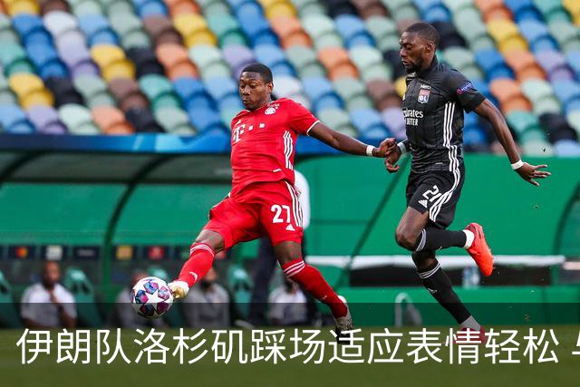 伊朗队洛杉矶踩场适应表情轻松 与挡板外记者们挥手致意
